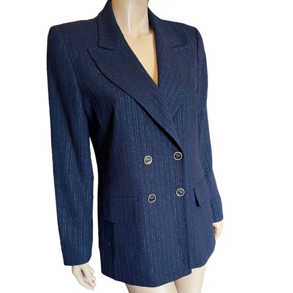 Vintage Electre Paris Wool Top Blazer Size Medium  Made in France - Picture 5 of 12